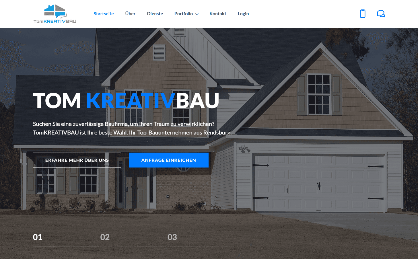 TomKREATIVBAU Website